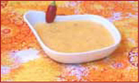 csípős édesburgonya leves