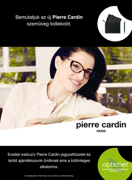 Pierre Cardin szemüveg ajándékkal
